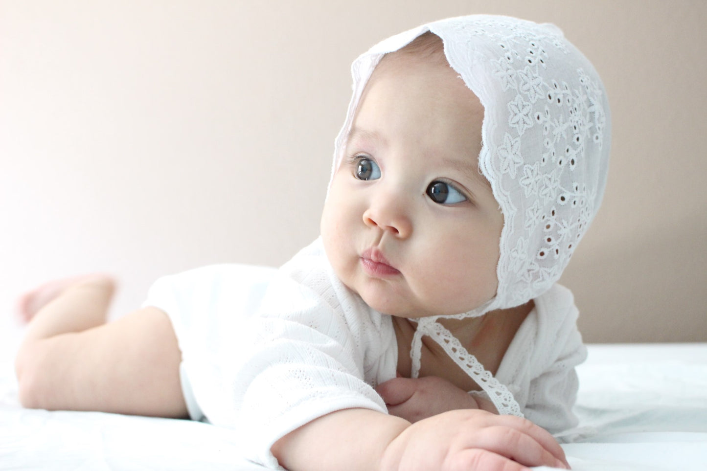 Lace  bonnet_Violet