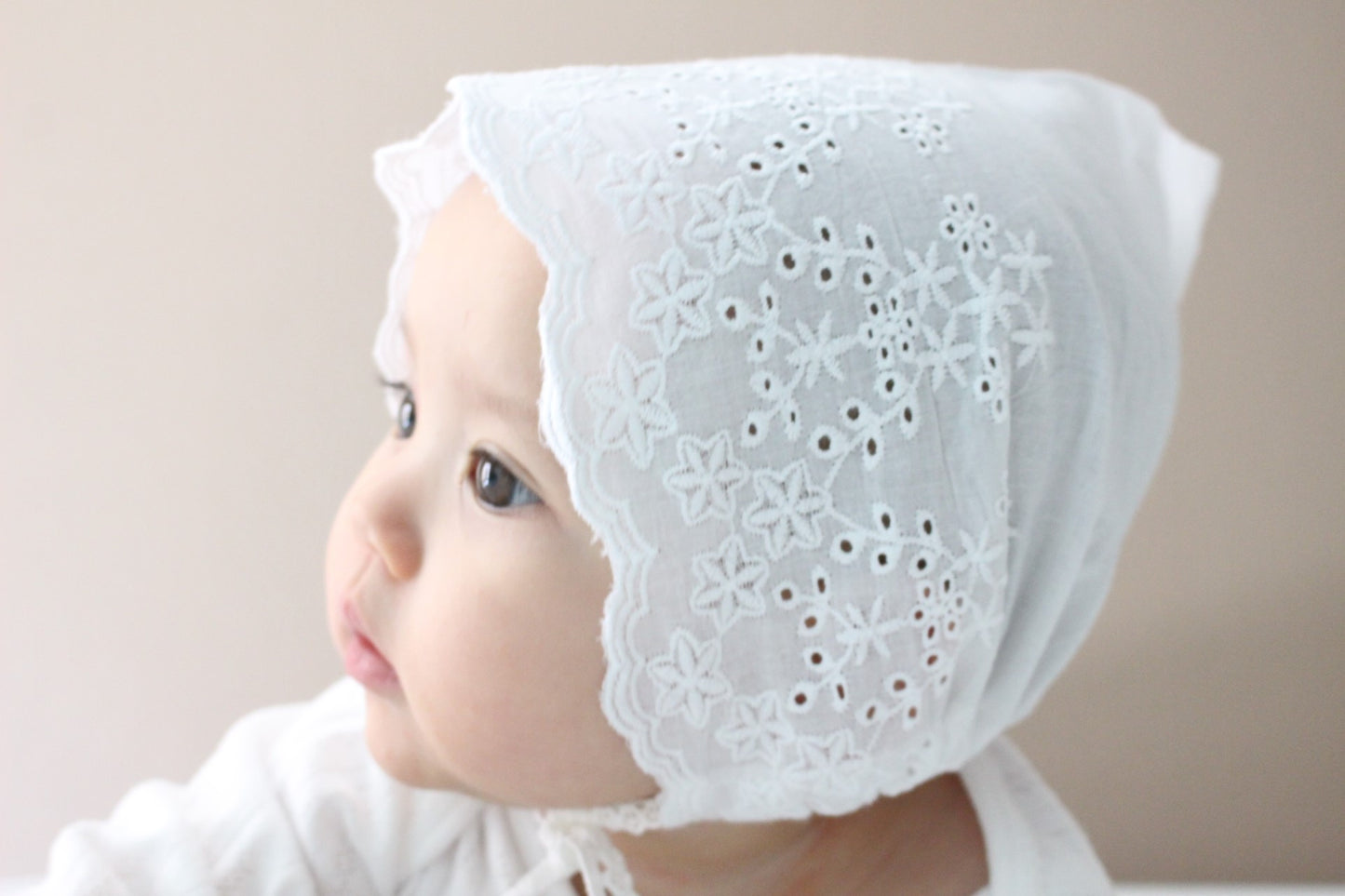 Lace  bonnet_Violet