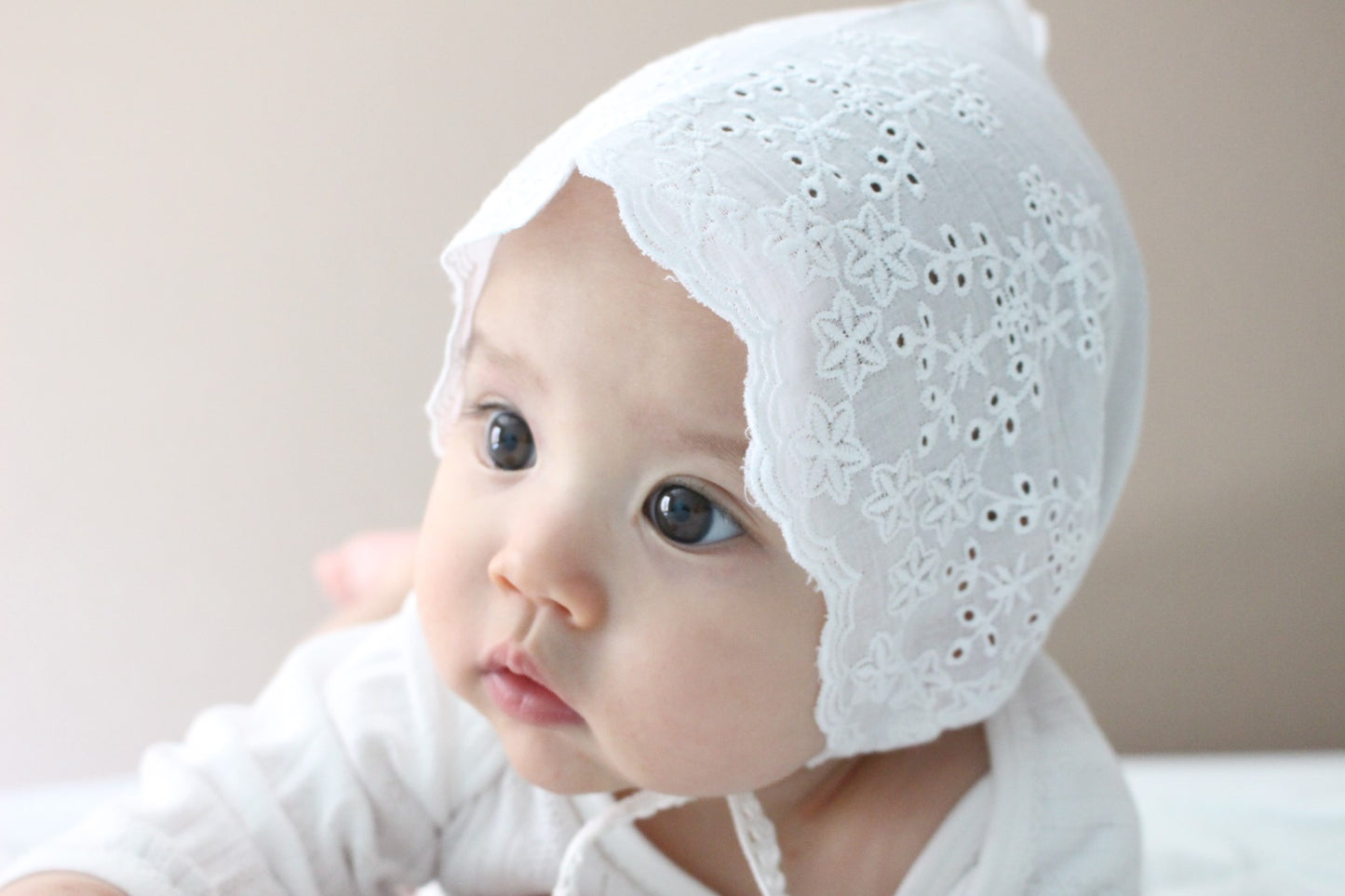 Lace  bonnet_Violet