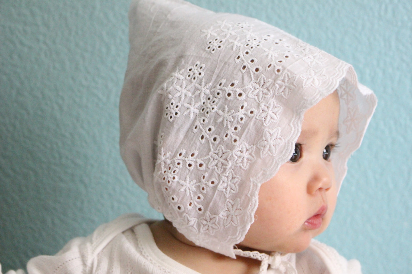 Lace  bonnet_Violet