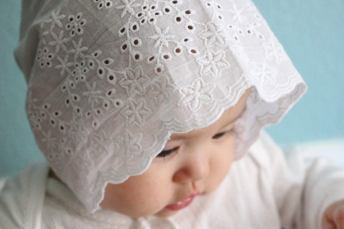 Lace  bonnet_Violet