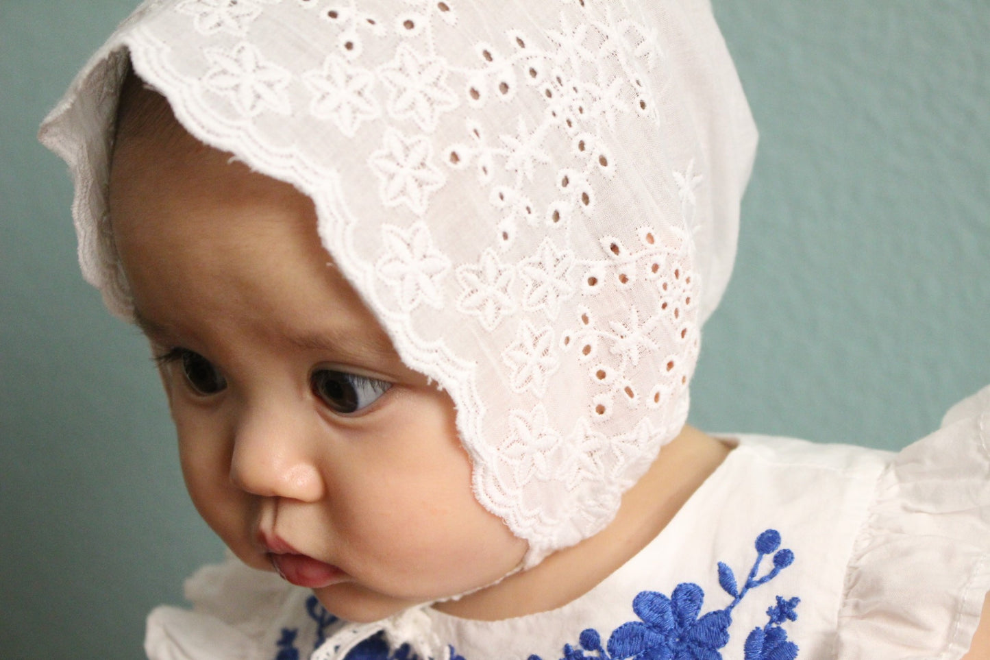 Lace  bonnet_Violet